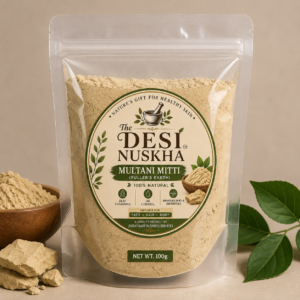 The Desi Nuskha Premium Multani Mitti Powder 100g