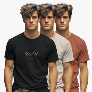 GUISE Men's Premium Cotton T-Shirt Pack of 3